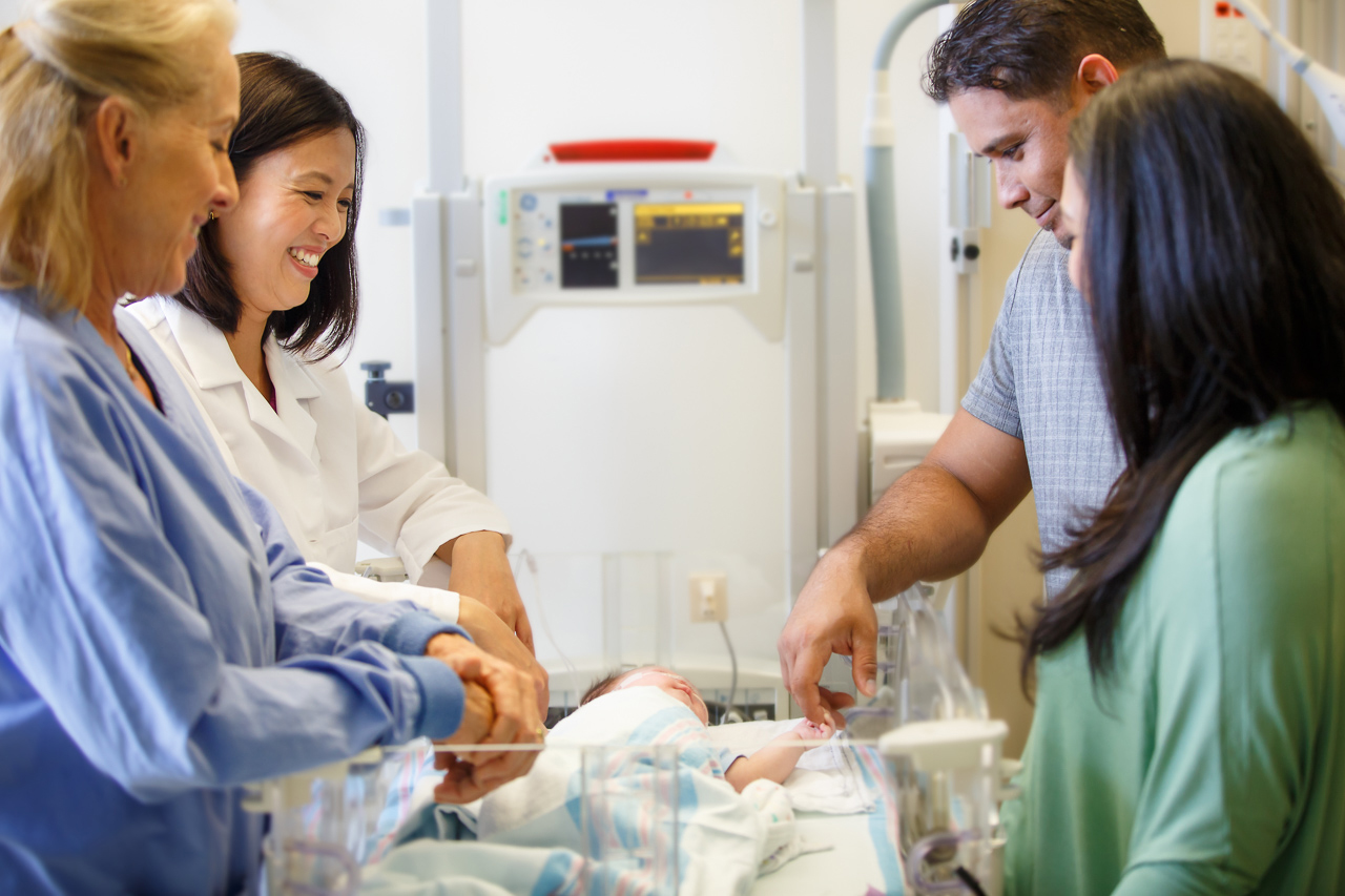 A team of neonatologists and certified neonatal nurse practitioners are on-site to care for your infant. We also have physicians who specialize in maternal-fetal medicine (perinatology), so both mom and baby are well taken care of at the same facility.